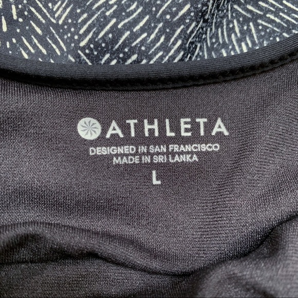 Athleta Black Sands One Piece Bathing Suit, L. - Picture 7 of 8